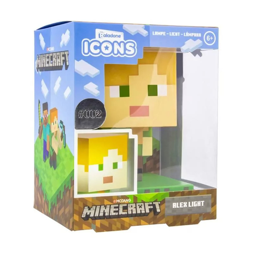 Lampada Paladone PP6591MCFV2 MINECRAFT Alex