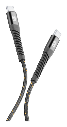 Cellularline Extreme Cable - USB-C to USB-C Cavo USB ultra resistente Nero