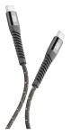 Cellular Line - Cellularline Extreme Cable - USB-C to USB-C Cavo USB ultra resistente Nero, 1,2 m, USB C, USB C, Nero