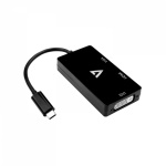 V7 - HUB V7 V7UC VGADVIHDMI BLK Adattatore Video Black Black