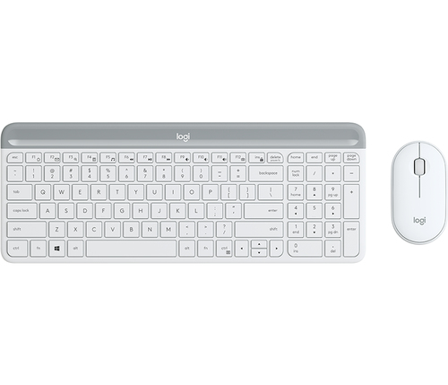 Logitech MK470 tastiera RF Wireless QWERTY US International Bianco