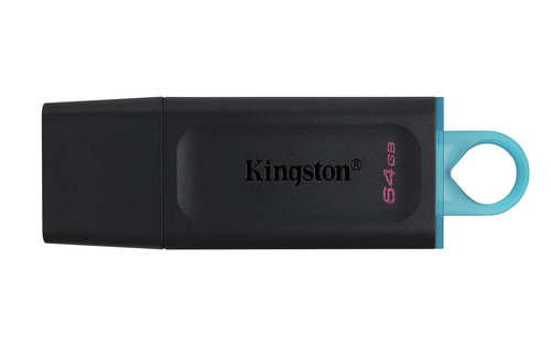 Kingston Technology DataTraveler Exodia unità flash USB 64 GB USB tipo A 3.2 Gen 1 (3.1 Gen 1) Nero