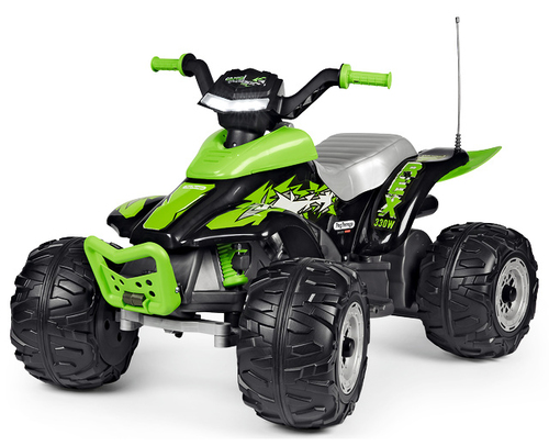 Moto elettrica Peg Perego IGOR01000 Corral T Rex 330W Verde e Nero Ver