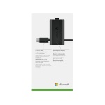 MICROSOFT - Batteria dedicata Microsoft SXW 00002 XBOX Play And Charge Kit Black B