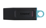 KINGSTON - Kingston Technology DataTraveler Exodia, 64 GB, USB tipo A, 3.2 Gen 1 (3.1 Gen 1), Cuffia, 11 g, Nero