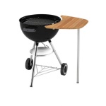 Weber - Weber 17638, Tavolino di servizio, Argento, Legno, Bamboo, Metallo