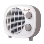 ARDES - Ardes AR4F08, Riscaldatore ambiente elettrico con ventilatore, IPX0, CE, Interno, Scrivania, Pavimento, Tavolo, Marrone, Bianco