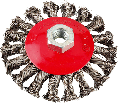 kwb 719330 Ruota a raggi di filo di acciaio Spazzola a disco 10 cm