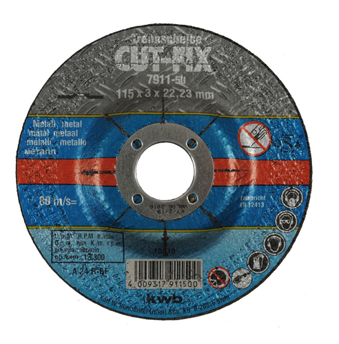 Disco taglio smerigliatrice Kwb 791950 CUT FIX per metallo