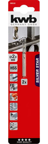 Set punte trapano Kwb 206520 SILVER STAR