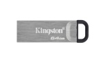 KINGSTON - Kingston Technology DataTraveler Kyson, 64 GB, USB tipo A, 3.2 Gen 1 (3.1 Gen 1), 200 MB/s, Senza coperchio, Argento