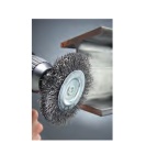 kwb - kwb 607830, Spazzola a disco, 0,3 mm, 6 mm, 7,5 cm, Metallo, Pietra, Metallo