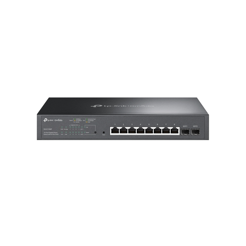 TP-LINK TL-SG2210MP switch di rete Gigabit Ethernet (10/100/1000) Supporto Power over Ethernet (PoE) Nero