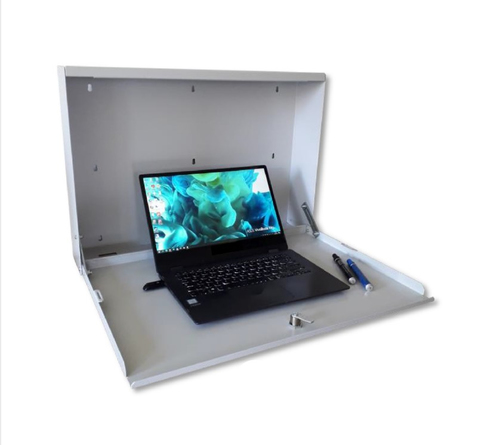 Stand antifurto Itb OM07137 Box di Sicurezza per Notebook Grigio