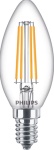 PHILIPS - Philips Candle & Lustre, 6,5 W, 60 W, E14, 806 lm, 15000 h, Bianco freddo