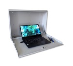 ITB - Stand antifurto Itb OM07137 Box di Sicurezza per Notebook Grigio