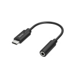 Hama - Hama 00200318, Nero, USB C, 3.5mm, Maschio, Femmina, Dritto