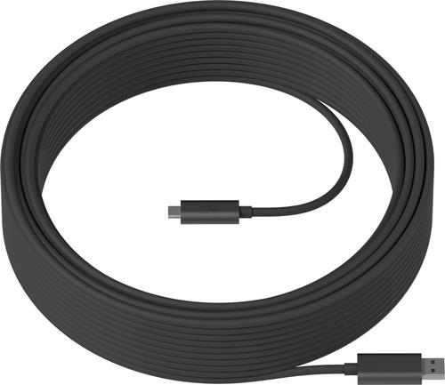 Logitech Strong USB 10m cavo USB USB 3.2 Gen 2 (3.1 Gen 2) USB A USB C Grafite