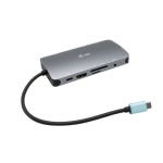 i-tec - i-tec Metal USB-C Nano Dock HDMI/VGA with LAN + Power Delivery 100 W, Cablato, USB 3.2 Gen 1 (3.1 Gen 1) Type-C, 100 W, 3,5 mm, Argento, MicroSD (TransFlash), SD