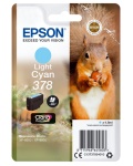 EPSON - Epson Squirrel Singlepack Light Cyan 378 Claria Photo HD Ink, Resa standard, Inchiostro a base di pigmento, 4,8 ml, 360 pagine, 1 pz