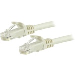 Startech.Com - StarTech.com Cavo patch CAT6 1,5 m - Filo di rame al 100% - Connettore antistrappo - Bianco, 1,5 m, Cat6, U/UTP (UTP), RJ-45, RJ-45