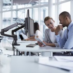 Ergotron - Ergotron LX Series 45-245-224, Morsa/Bullone di ancoraggio, 18,1 kg, 68,6 cm (27