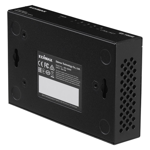 Edimax GS-1005E switch di rete Non gestito Gigabit Ethernet (10/100/1000) Nero