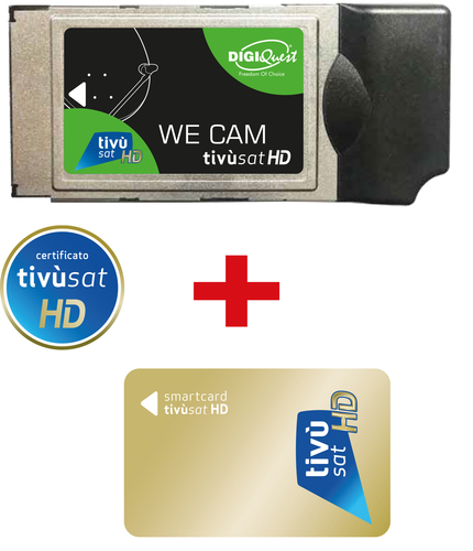 Modulo CAM Digiquest BUNDLETVSATWE We Cam + Tessera Tivùsat Hd