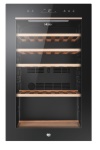 HAIER - Haier Wine Bank 50 Serie 5 HWS49GA, Cantinetta vino con compressore, Libera installazione, 49 bottiglia/bottiglie, F, Nero, Nero