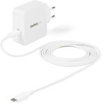Startech.Com - StarTech.com Caricabatterie da parete USB-C a 1 porta con tecnologia Power Delivery a 60 W, Interno, AC, 20 V, Bianco
