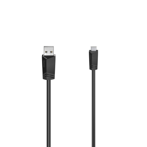 Hama 00200605 cavo USB 0,75 m USB 2.0 Mini-USB B USB A Nero