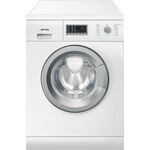 SMEG - Smeg LSF147E, Caricamento frontale, Libera installazione, Bianco, Sinistra, Pulsanti, Manopola, LED