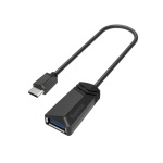 Hama - Hama Cavo USB Type C M / USB A F, USB 3.2 gen.1, 0,15 metri, nero, USB Type-A, USB tipo-C, Nero