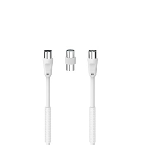 Hama 7205300 cavo coassiale 1,5 m Bianco