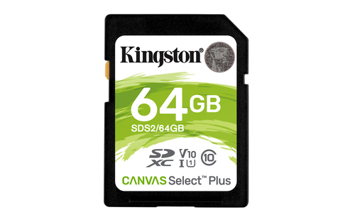 Kingston Technology Canvas Select Plus memoria flash 64 GB SDXC UHS-I Classe 10