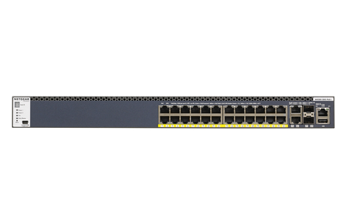 Netgear M4300-28G-PoE+ Gestito L2/L3/L4 10G Ethernet (100/1000/10000) Supporto Power over Ethernet (PoE) 1U Nero