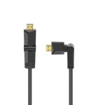 Hama - Hama 00205011, 1,5 m, HDMI tipo A (Standard), HDMI tipo A (Standard), Compatibilità 3D, 18 Gbit/s, Nero