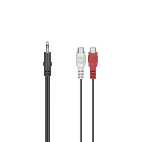 Hama 00205185 cavo audio 0,1 m 2 x RCA 3.5mm Nero
