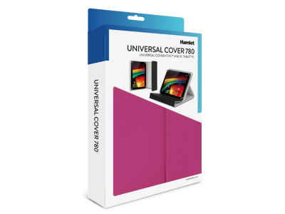 Hamlet Universal Cover 780 custodia universale per tablet da 7-8'' rosa