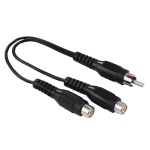 Hama - Hama 00205183, RCA, Maschio, 2 x RCA, Femmina, Nero
