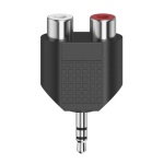 Hama - Hama 00205187, 3.5mm, 2 x RCA, Nero, Argento