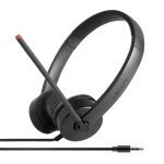 LENOVO - Lenovo Stereo Analog, Cuffia, Padiglione auricolare, Ufficio/Call center, Nero, Stereofonico, KCC,EAC,FCC,ICES,CE,RCM,VCCI