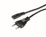 Hama - Hama Cavo di collegamento alla rete elettrica spina 10A (EUR)/presa 2 poli,1,5 metri, nero (pack audio), 1,5 m