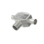 Hama - Hama 00205236, Splitter per cavo, 4 - 1000 MHz, Argento, Metallo, 3,5 dB, Coaxial
