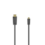 Hama - Hama 00205016, 1,5 m, HDMI tipo A (Standard), HDMI tipo D (Micro), Compatibilità 3D, 18 Gbit/s, Nero