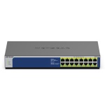 NETGEAR - Netgear GS516PP, Non gestito, Gigabit Ethernet (10/100/1000), Full duplex, Supporto Power over Ethernet (PoE), Montaggio rack