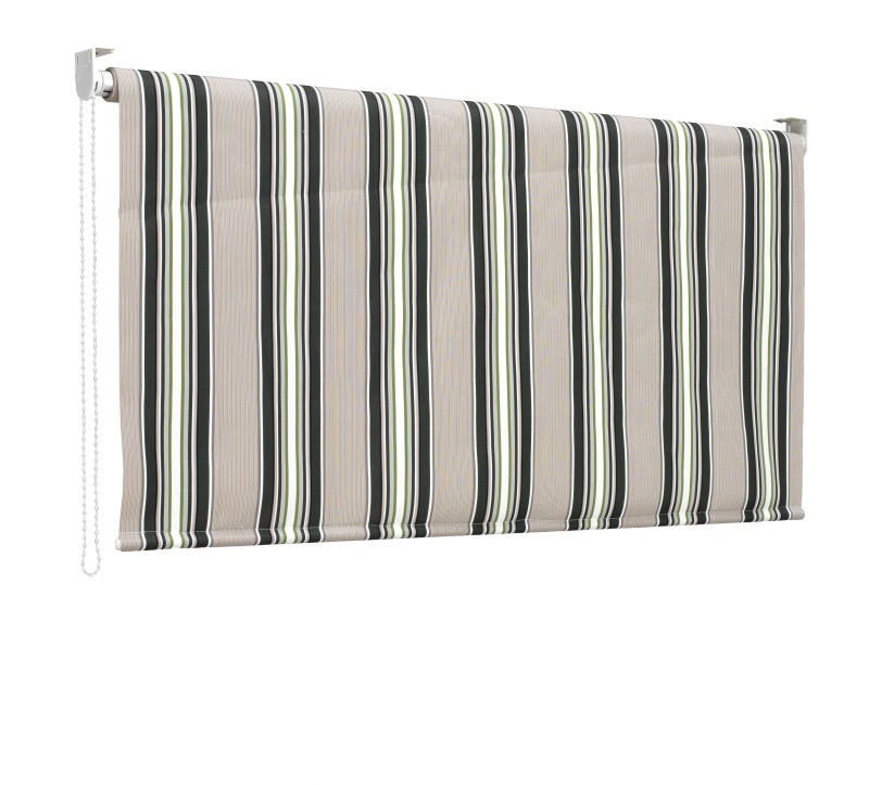 Biacchi Gianfranco Tenda A Rullo A Caduta 200x250 cm A Righe Verde