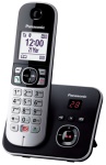 PANASONIC - Panasonic KX-TG6861, Telefono DECT, Cornetta wireless, Telefono con vivavoce, 200 voci, Identificatore di chiamata, Nero, Grigio