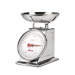 GIRMI - Girmi PS90, Bilancia da cucina meccanica, 5 kg, Acciaio inossidabile, Acciaio inossidabile, Superficie piana, Rettangolo