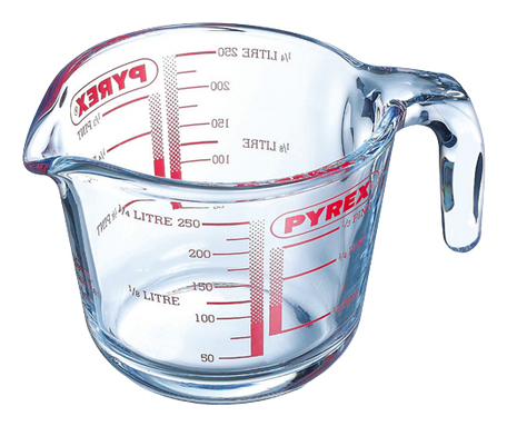 Contenitore graduato Pyrex 259B000 8016 Caraffa dosa alimenti graduata